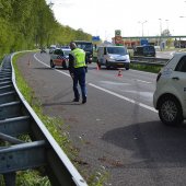 Ongeval letsel A44 R14,3 Oegstgeest