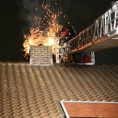 felle schoorsteenbrand Willem Alexanderpark Noordwijk