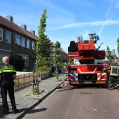 Flinke zolderbrand Visserstraat Hillegom