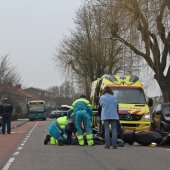 Ongeval tussen scooter en auto Valckslootlaan Hillegom