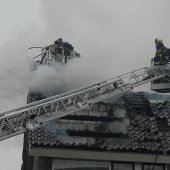 Grote brand Nassaudreef Katwijk (foto update)