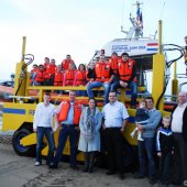 KNRM Katwijk vaart met vis donateurs