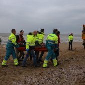 Oefening Springtij hulpdiensten op het strand