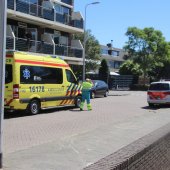 Ongeval fietsster met auto Kerkstraat Noordwijkerhout