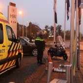 Brommerrijder komt ten val Floralaan Rijnsburg