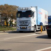 Truckrun 2015 rijdt door de Bollenstreek