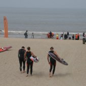 Reddingsbrigade oefend voor EK Life Saving Noordwijk