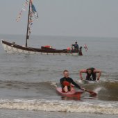 Reddingsbrigade oefend voor EK Life Saving Noordwijk