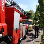 Flinke zolderbrand Visserstraat Hillegom