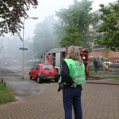 Grote brand Nassaudreef Katwijk (foto update)