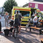 Ongeval auto en scooter Heereweg Lisse