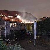 Middelbrand Broekweg/Marinus Poststraat Valkenburg