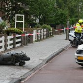 Aanrijding auto/scooter  van Panhuysstraat Noordwijk