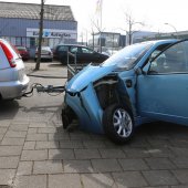 Ongeval brommobiel met auto Heerenweg Katwijk