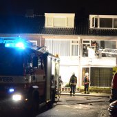 Middelbrand  Prins Bernhardstraat Voorhout