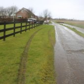 Auto te water Berg en Daal Voorhout