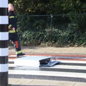 Brandweer rukt uit voor kapotte verkeersbord Oude Zeeweg