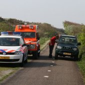 Ongeval fietspad Bosweg ( duinen ) Noordwijk