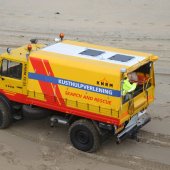 Grote hulpverleningsoefening strand afrit 29 Noordwijk