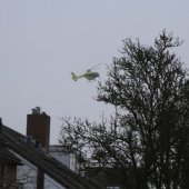 Traumaheli inzet na val van fiets Katwijk