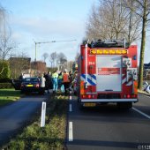 Auto te water IJweg Zwanenburg