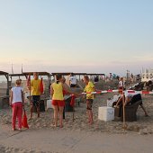 Brisantgranaat gevonden strand Noordwijk