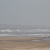 Kite uitrusting gevonden in zee Noordwijk