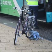 Ongeval fietsster met bus Sassenheim