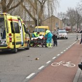 Ongeval tussen scooter en auto Valckslootlaan Hillegom