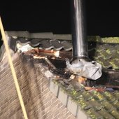 Woningbrand ontdekt door voorbijgangers 's Gravendamseweg Noordwijkerhout