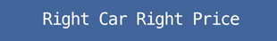 Right Car Right Price logo
