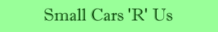 Small Cars R Us logo