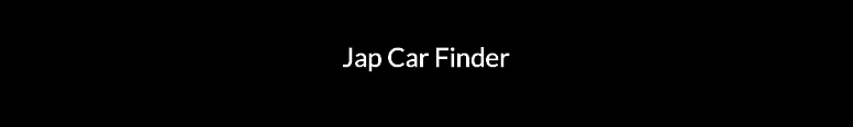 Jap Car Finder