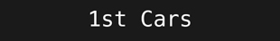 1st Cars logo