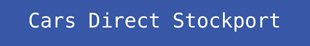 Cars Direct Stockport logo