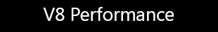 V8 performance logo