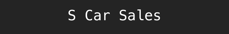 S Car Sales
