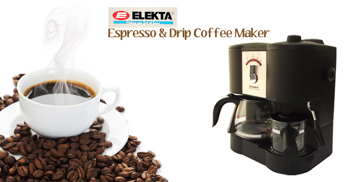 Elekta Espresso and Drip Coffee Maker