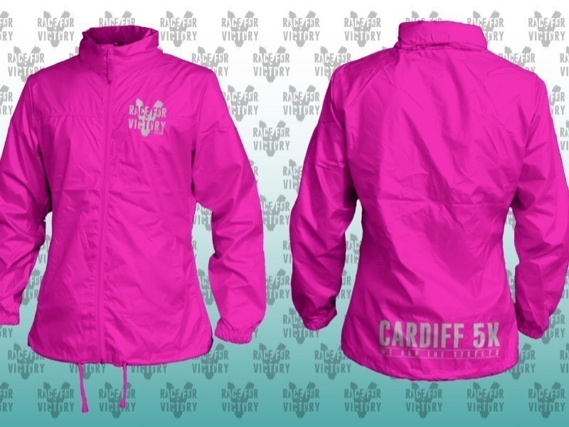 Cardiff 5K - We Run The Streets - Just Cool Girls Pink Running Jacket