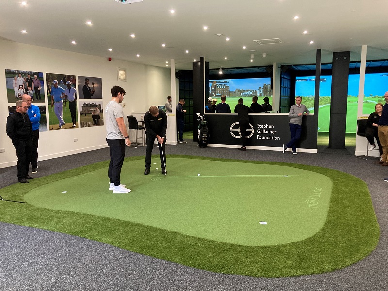 Huxley Golf partners with Stephen Gallacher Foundation on new facility