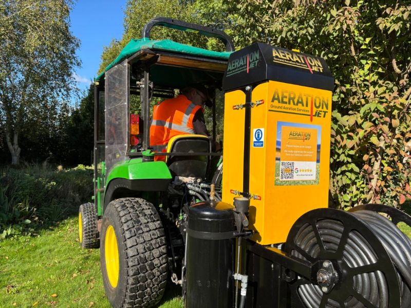 Aeration Jet Ltd returns to GroundsFest with enhanced Ground Aerator