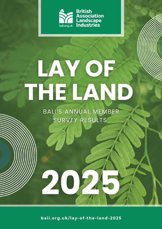 Views on market conditions and future of landscaping to be revealed by BALI