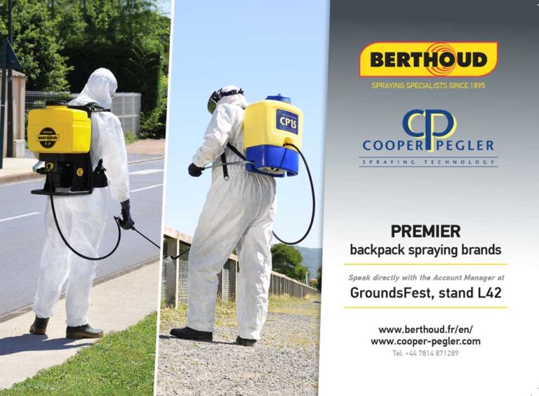 Professional spraying from Hozelock-Exel at GroundsFest 2025