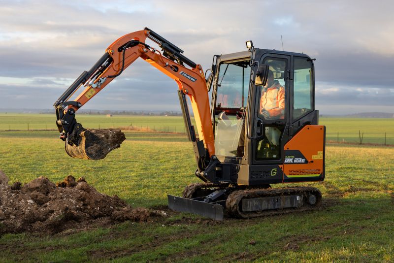 DEVELON launches new DX23E-7 electric mini-excavator