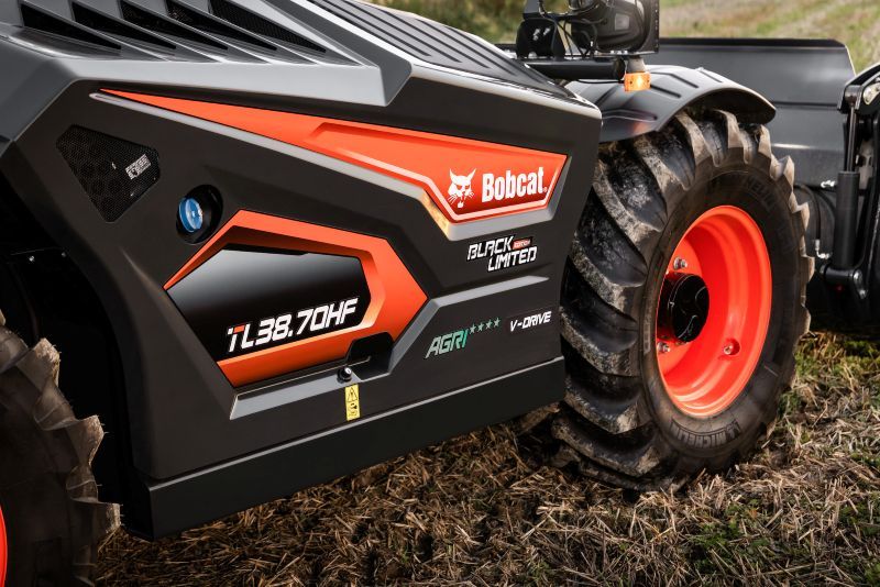 Bobcat unveils rare Black Limited Edition V-Drive telehandlers 