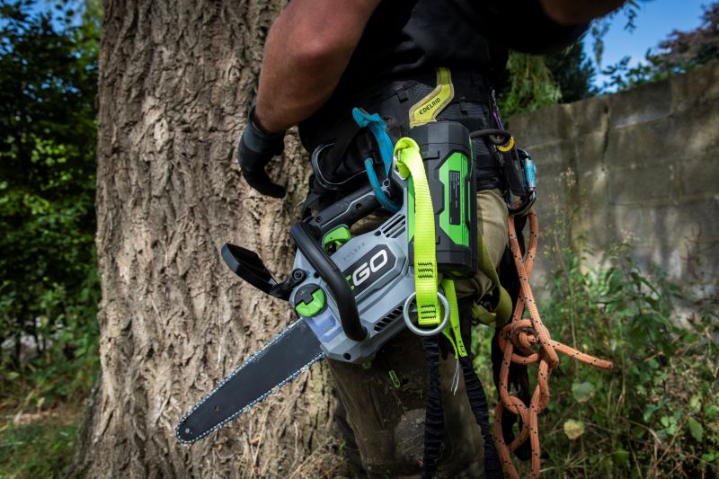 EGO introduces top-handled chainsaw for tree-care professionals 