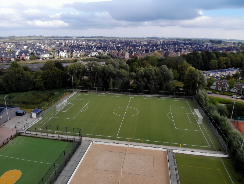 Netherlands&rsquo; first recycled synthetic turf pitch installed at FC Weesp