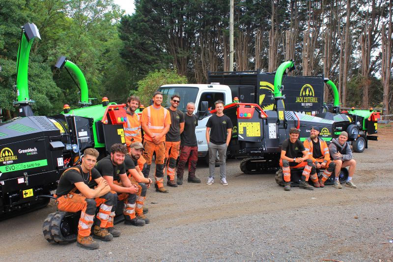 Four GreenMech EVOs drive efficiency and expansion for Jack Cotterill Tree Services