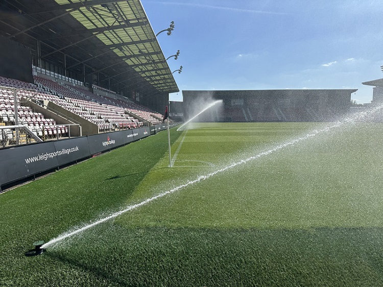 Hunter Irrigation makes an instant impact at Leigh Sports Village
