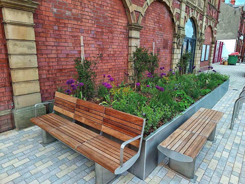 Green-tech supports DTMS with sustainable landscape solutions for goole town centre regeneration